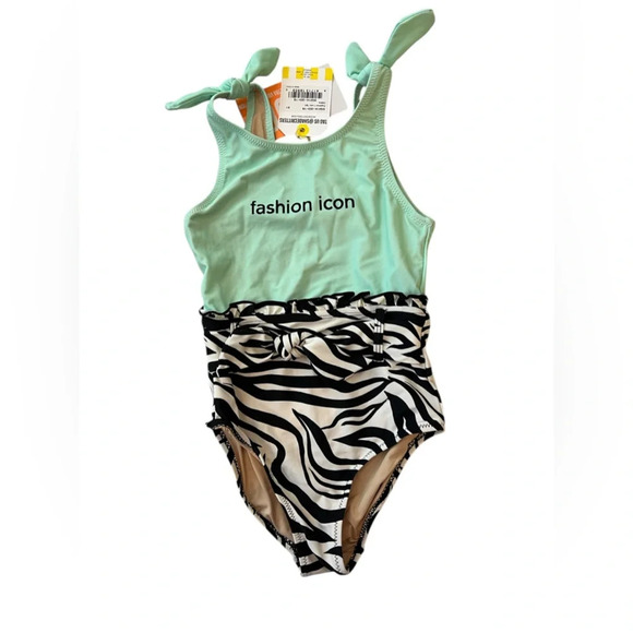 NWT Shade Critters Fashion Icon Zebra One Piece size 8 - Picture 2 of 5